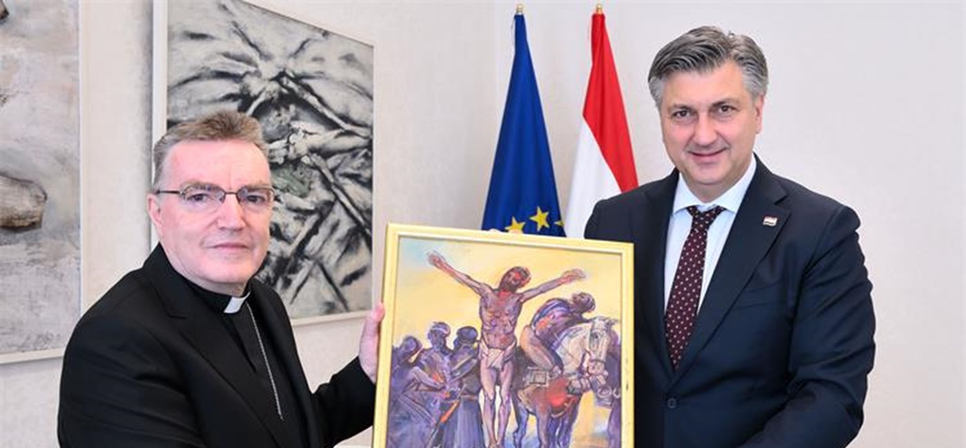 Susret predsjednika Vlade Plenkovića i kardinala Bozanića